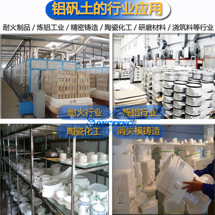 鋁礬土/鋁礬土骨料行業(yè)應用